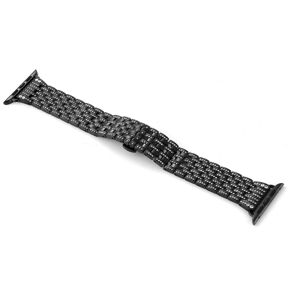 4wrist Ocelový tah pro Apple Watch 42/44/45/49 mm - Black