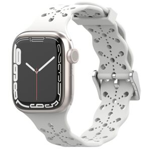 4wrist Silikonový řemínek pro Apple Watch 42/44/45/49 mm - White