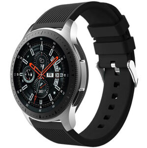 4wrist Silikonový řemínek pro Samsung Galaxy Watch - Černý 20 mm