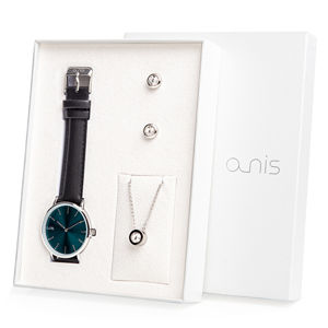 A-NIS Set hodinek, náhrdelníku a náušnic AS100-08