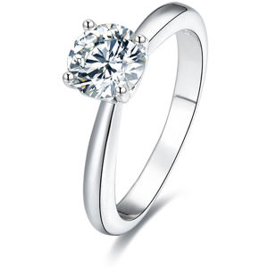 Beneto Stříbrný prsten s krystaly AGG200 60 mm