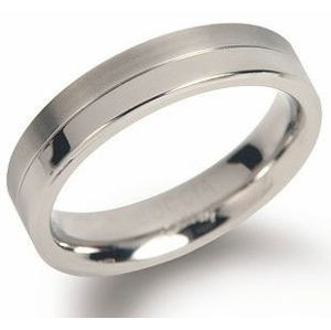 Boccia Titanium Snubní titanový prsten 0129-01 56 mm