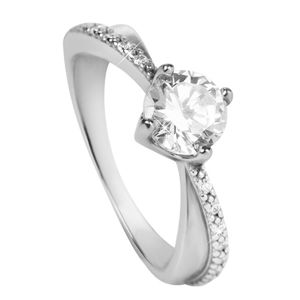 Brilio Silver Stříbrný zásnubní prsten 426 001 00533 04 51 mm