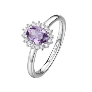 Brosway Elegantní stříbrný prsten Fancy Magic Purple FMP75 52 mm