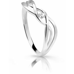 Cutie Diamonds Jemný prsten z bílého zlata s briliantem DZ6712-1843-00-X-2 55 mm
