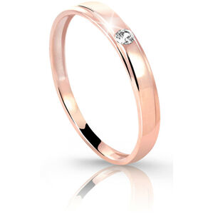 Cutie Diamonds Prsten z růžového zlata s briliantem DZ6707-1617-00-X-4 58 mm