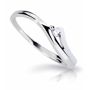 Cutie Diamonds Půvabný prsten z bílého zlata s briliantem DZ6818-1718-00-X-2 49 mm