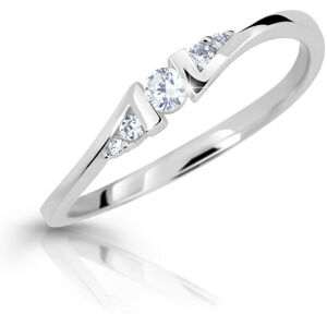 Cutie Diamonds Půvabný prsten z bílého zlata s brilianty DZ6720-3054-00-X-2 56 mm