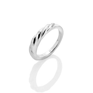 Hot Diamonds Nadčasový stříbrný prsten s diamantem Most Loved DR238 60 mm