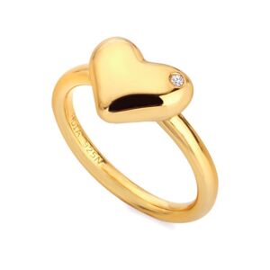 Hot Diamonds Romantický pozlacený prsten s diamantem Jac Jossa Soul DR276 55 mm