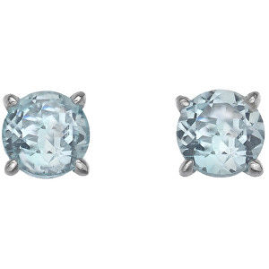Hot Diamonds Stříbrné náušnice Hot Diamonds Anais modrý Topaz AE012