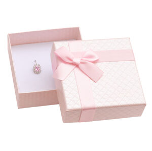 JK Box Dárková krabička na šperky s mašlí AT-4/A5
