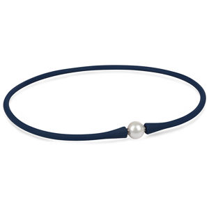 JwL Luxury Pearls Sportovní perlový náhrdelník modrý JL0343