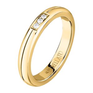 Morellato Slušivý pozlacený prsten s krystaly Love Rings SNA47 54 mm