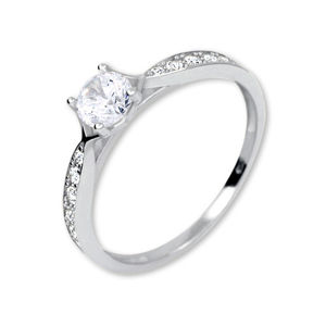 Brilio Nádherný prsten s krystaly 229 001 00753 07 51 mm