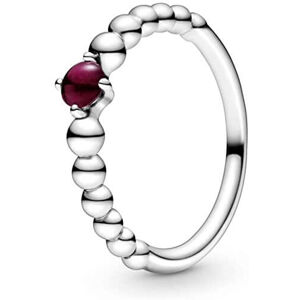 Pandora Stříbrný prsten pro ženy narozené v lednu 198867C08 52 mm
