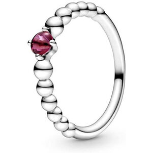 Pandora Stříbrný prsten pro ženy narozené v červenci 198867C02 50 mm