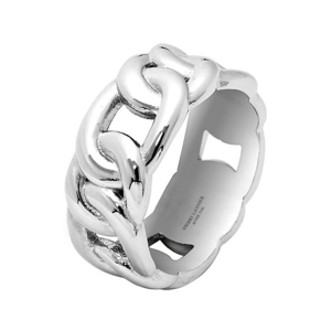 Pierre Lannier Výrazný ocelový prsten Roxane BJ09A310 56 mm
