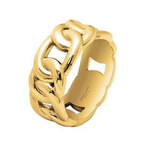 Pierre Lannier Výrazný pozlacený prsten Roxane BJ09A320 52 mm