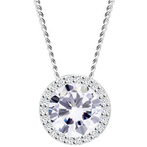 Preciosa Stříbrný náhrdelník Lynx 5268 00 (řetízek, přívěsek)