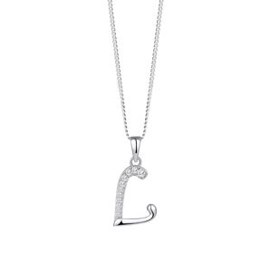 Preciosa Stříbrný náhrdelník písmeno "L" 5380 00L (řetízek, přívěsek)