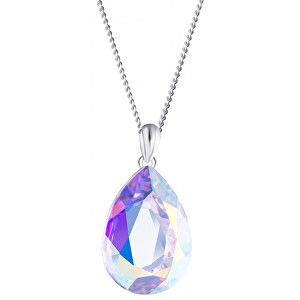 Preciosa Stříbrný náhrdelník s krystalem Iris 6078 42 (řetízek, přívěsek)