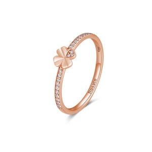 Rosato Krásný bronzový prsten pro štěstí Allegra RZA022 54 mm