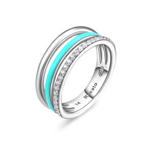 Rosato Nádherný stříbrný prsten Gaia RZGA35 56 mm