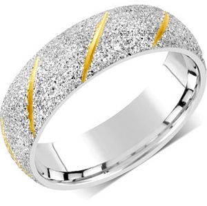 Silvego Snubní prsten pro muže i ženy z oceli RRC22799 53 mm