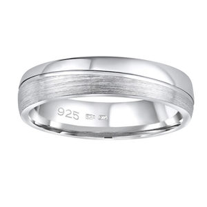 Silvego Snubní stříbrný prsten Glamis pro muže i ženy QRD8453M 51 mm