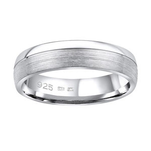 Silvego Snubní stříbrný prsten Paradise pro muže i ženy QRGN23M 49 mm