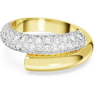 Swarovski Blyštivý pozlacený prsten Dextera 56688 52 mm