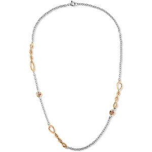 Tommy Hilfiger Luxusní bicolor náhrdelník z oceli 2780513
