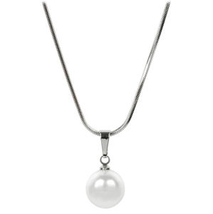 Levien Půvabný náhrdelník Pearl White