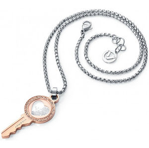 Viceroy Designový bicolor náhrdelník klíč Fashion 2248C09019