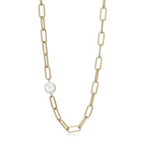 Viceroy Nadčasový pozlacený náhrdelník s perlou Chic 1317C01012