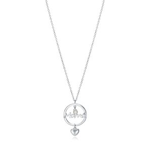 Viceroy Půvabný stříbrný náhrdelník pro maminku Dia Madre 13054C000-60 (řetízek, přívěsek)