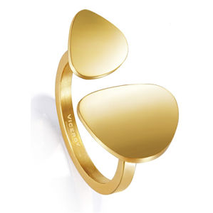 Viceroy Stylový pozlacený prsten Air 15008A01212 55 - 56 mm