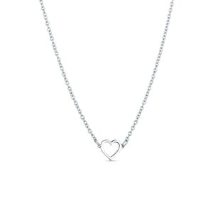Vuch Romantický ocelový náhrdelník Srdíčko Vrisan Silver