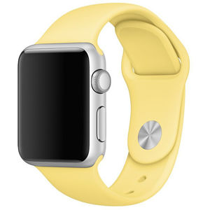 4wrist Silikonový řemínek pro Apple Watch - Žlutá 42/44/45/49 mm - S/M